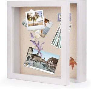 Love-Kankei 3D Bilderrahmen 28 X 28 Cm Holz Objektrahmen Zum Befüllen Shadow Box - Bild 1 von 12
