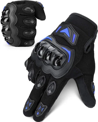 Guantes de pantalla táctil de dedo completo para motocicleta para BMX ATV MTB carretera carreras ciclismo EE. UU. Foto 1 de 4