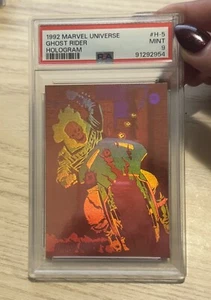 1992 Marvel Universe Hologram #H5 Ghost Rider PSA 9 MINT - Picture 1 of 3