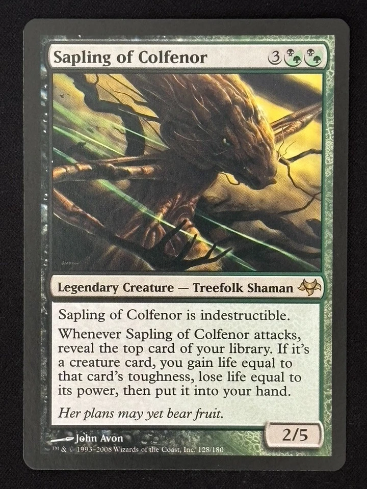 1x MTG Sapling of Colfenor - Eventide (EVE) #128 - Magic the Gathering - Image 1 of 1