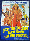 HOW TO SEDUCE YOUR TEACHER Original 1979 German A1 Movie Poster Gloria Guida
