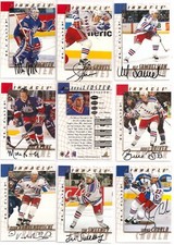 1997-98 Pinnacle BAP Be A Player Signature New York Rangers Team Set (10)