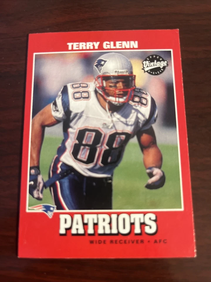 2001 Upper Deck Vintage Terry Glenn #98 New England Patriots Ohio State Buckeyes - Image 1 of 1