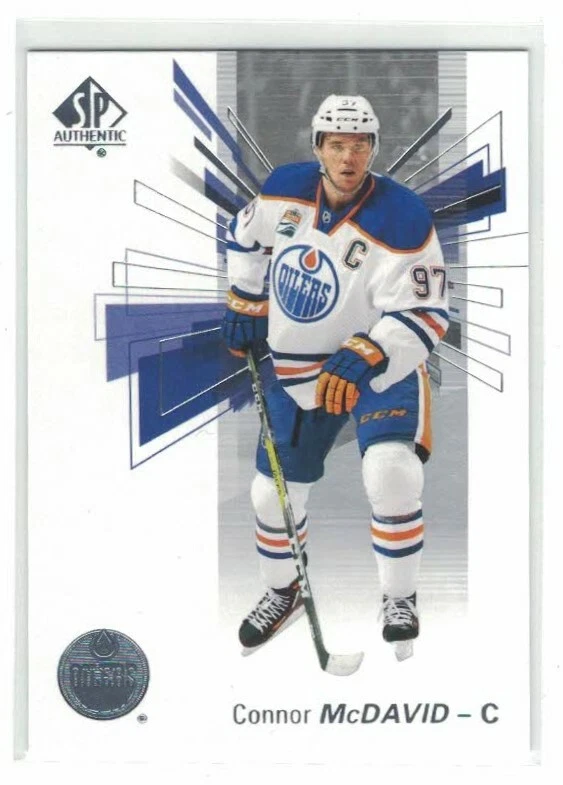 16-17 2016-17 SP AUTHENTIC CONNOR McDAVID SECOND YEAR #97 EDMONTON OILERS L@@K - Image 1 of 1