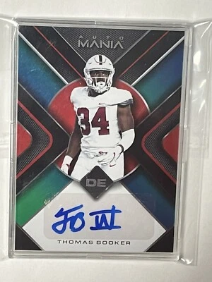 2022 Wild Card Auto Mania  RC AUTO THOMAS BOOKER - Image 1 of 2