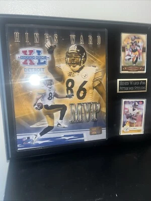 PLACA STEELERS HINES WARD MVP SUPER BOWL XL CHAMPIONS Foto 1 de 4