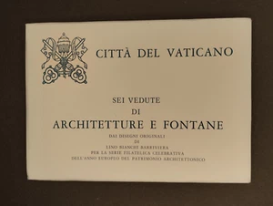 Cartoline Postali Postal Card Vaticano 1977 Anno Europeo Fontane 120 L. ^^ - Bild 1 von 2