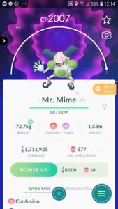 Shiny Mr. Mime Pokemon Trade Go