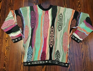 Coogi Australia Rolled Crewneck Sweater Tag size L Fits XL - Picture 1 of 7