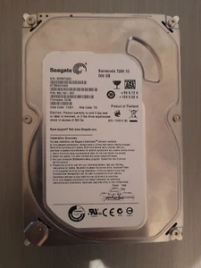 hard drive Seagate Barracuda 500 gb s-ata 3.5" - Tested - Afbeelding 1 van 5