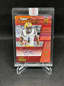 2021 Elite Turn Of The Century Autograph Ja’Marr Chase RC #/75 Bengals LSU 🔥 - Bild 1 von 4
