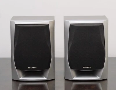 Casse Acustiche Sharp CP-BA1200H Bass Reflex 40 Watt 6 hom Top Condition Tested - Immagine 1 di 4