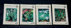 SEYCHELLES 1983 MARIANNE NORTH PAINTINGS,, SET  OF 4 ISSUES  IN  FINE M/N/H