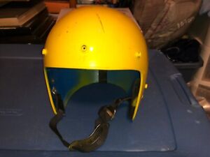 Vintage NOLAN Yellow Motorcycle Helmet
