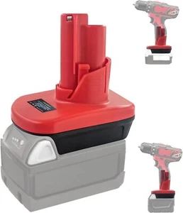 for Milwaukee M18 to M12 Battery Adapter, for Milwaukee 18V to 12V Converter,... - Picture 1 of 7