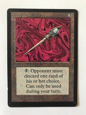 Beta Disrupting Scepter LP Lightly Played Magic MTG Black Border