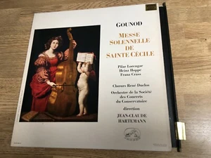 LP GOUNOD Messe solennelle de Sainte Cécile STEREO Hartemann Lorengar NM - Picture 1 of 3