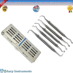 Dental Sinus Lift Instruments Implant Assortment Oral Surgery Kit With Cassette - Picture 1 of 7