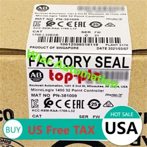 Neu versiegelt AB 1766-L32BXB MicroLogix 1400 Controller 1766L32BXB USA kostenlose Steuer - Bild 1 von 1
