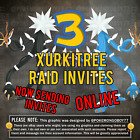 Xurkitree Raid Invites | Pokemon Go Fest | 3 Remote Raid Invites | ONLINE NOW |