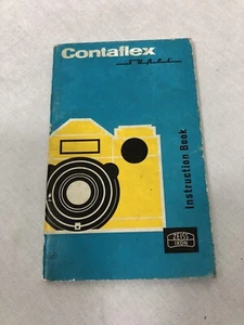 Zeiss Ikon Contaflex Super Instruction Book – Original Manual - Photo 1 sur 1