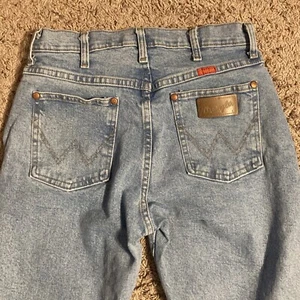 WRANGLER Retro Womens Size 5x32 Mid Rise Light Wash Denim Bootcut Jeans - Picture 1 of 9