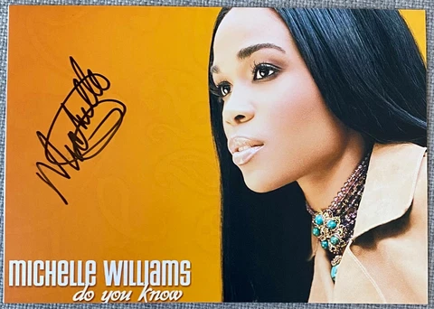 Michelle Williams Signed In Person 5x7 Color Photo - Authentic, Destinys Child Cover