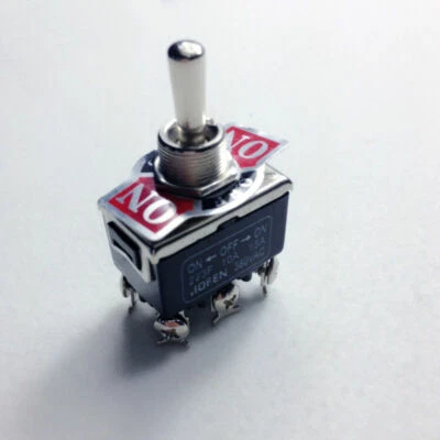 Toggle Switch Momentary 15A 6-Pin DPDT 380V 1piece ON-OFF-ON