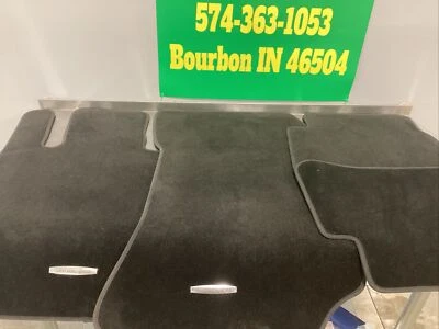 Set Of 4 OEM Black Mercedes-Benz E350 Floor Mats A212684003 A2126802148 - Image 1 of 4