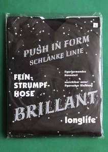 Brillant Longlife Feinstrumpfhose Push in Form Gr. V (46/48) schwarz neu OVP (5) - Bild 1 von 2