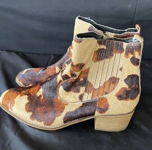 Corky's Charming Cow Print Boots SZ 11 Western - Picture 1 of 8
