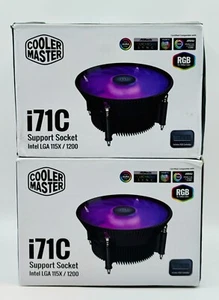 NEW Cool Master i71C Support Socket Intel LGA 115X / 1200 RGB Aluminum/Copper - Picture 1 of 4