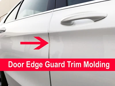 4 шт хромированных гибких защитных молдингов для кромок дверей для Cadillac 03-18 - Изображение 1 из 3