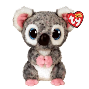 TY Beanie Boos Karli Grey Spotted Koala 6” Beanie Baby - New, With Tags - Picture 1 of 1