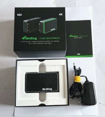 BirdDog Flex BACKPACK 4K Full NDI Encoder WITH POWER SUPPLY- BOXED - Image 1 of 4