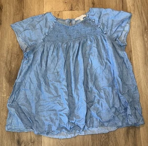 Top para mujer LOFT chambray talla XL - Imagen 1 de 3