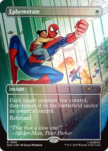 MTG Ephemerate 1990 Rare Foil Secret Lair Marvel's Spider-Man: Heroic Deeds - Picture 1 of 1