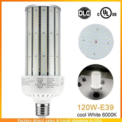 120W LED Corn Light Garage Workshop Warehouse Airport Bulb Mogul Base E39 - Image 1 of 4