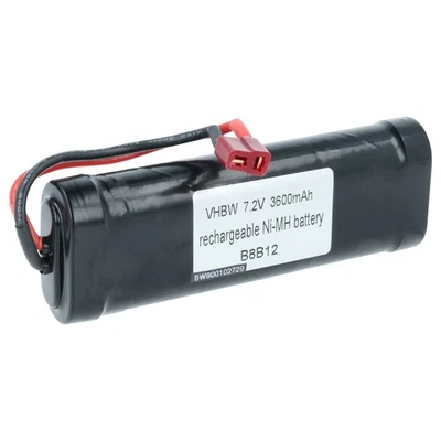 RC Akku für Modellbau T-Plug (f) 3600mAh 7,2V Schwarz - Bild 1 von 4