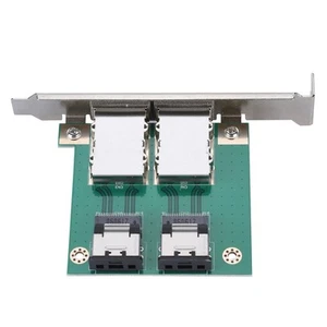 Dual Mini SAS 36P-26P SFF8087 To SFF-8088 Server Adapter Board 8088-8087 Conv FY - Afbeelding 1 van 7