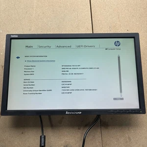 Lenovo LT2024WA 20” Monitor HD+ 1600x900 VGA DVI LCD Widescreen Display Screen 1 - Picture 1 of 7