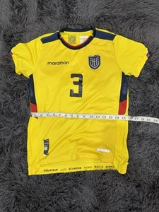 Ecuador 2022 World Cup Jersey #3 Piero Hincapie kids M - (Custom name Criollo) - Picture 1 of 6