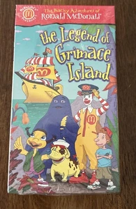 THE LEGEND OF GRIMACE ISLAND The Wacky Adventures of Ronald McDonald VHS New - Picture 1 of 4