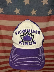 Adidas Sacramento Kings Snapback Mesh Trucker Hat NBA Basketball Cap Purple  - Picture 1 of 9