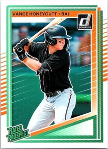 Vance Honeycutt 2025 Donruss #161 Rated Rookie Baltimore Orioles - Foto 1 di 2