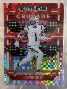 Ja'Marr Chase 2024 Panini Rookies & Stars Crusade Red Plaid Cincinnati Bengals - Imagen 1 de 4