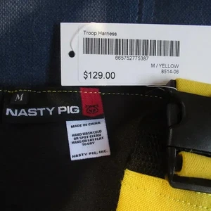 Nasty Pig Men's Us M Troop Harness Yellow/black 8514-05 Sealed - Picture 1 of 3