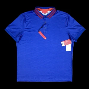 Redvanly Polo Shirt Mens Size XL Blue Red Golf Performance Stretch NEW WITH TAGS - Imagen 1 de 12