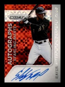 Starling Marte #24 2015 Panini Prizm Red Power Prizm Auto Pirates Autograph /125 - Picture 1 of 3