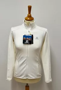 Salomon DISCOVERY 1/2 ZIP W XS, FLEECEJACKE Damen, weiß, L37391400 - Bild 1 von 2